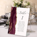 Search for burgundy and blush table cards Modern