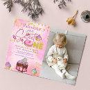 Search for girly 1st birthday invitations Pink
