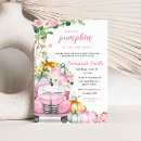 Search for vintage pumpkin truck invitations A little pumpkin