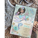 Search for mermaid editable invitations Under the sea