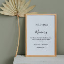 Search for in loving memory wedding signs Calligraphy