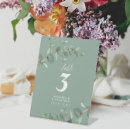 Search for wedding tabletop signs Table number