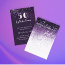 Search for purple confetti invitations 60th