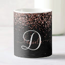 Search for black and rose gold mugs For her