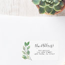 Search for new return address labels Watercolor