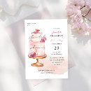 Search for cake bridal shower invitations Floral