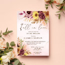 Search for fall in love bridal shower invitations Modern
