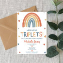 Search for triplet baby shower invitations Multiples