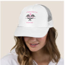 Search for flower monogram hats For her