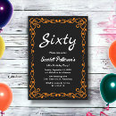 Search for black white 60th birthday invitations Classy