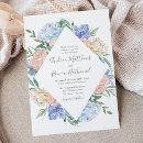Search for dusty blue and pink wedding invitations Modern