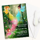 Search for rainbow fairy birthday invitations Forest