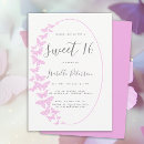 Search for pink butterfly sweet 16 invitations Simple