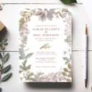 Search for lavender sage wedding invitations Elegant