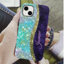 Search for turquoise purple iphone cases Calligraphy typography script initial
