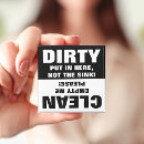 Search for signs magnets Clean and dirty