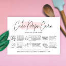 Search for cake pops business cards Trendy
