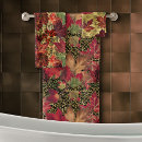 Search for vintage bath towels Leaves