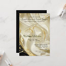 Search for black and champagne wedding invitations Elegant
