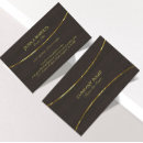 Search for accent business cards Gold