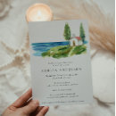 Search for coastal bridal shower invitations Watercolor