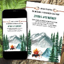 Search for kids bbq birthday invitations Camp out