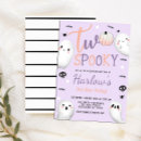 Search for two spooky birthday invitations Watercolor