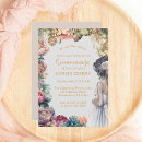 Search for pastel quinceanera invitations Watercolor flowers