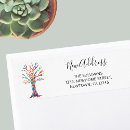 Search for color return address labels Stylish