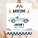 Search for race car first birthday crafts party Two fast
