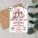 Search for carnival baby shower invitations Red