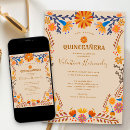 Search for mexican quinceanera invitations Floral