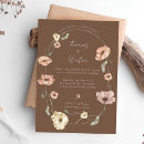 Search for poppy flower invitations Boho