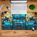 Search for blue whale mousepads Ocean
