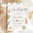 Search for oh baby boy shower invitations Sage green