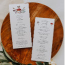 Search for autumn wedding programmes Watercolor