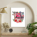 Search for with god all things are possible posters Christian