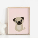 Search for pug posters nursery decor Dogs