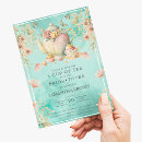 Search for tea with the bride to be invitations Wildflowers