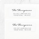 Search for hand lettered return address labels Calligraphy script