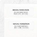 Search for modern design return address labels Black and white