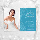 Search for light blue quinceanera invitations Tiara