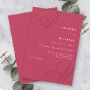 Search for magenta invitations Unique