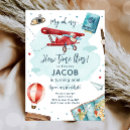 Search for time travel invitations Vintage aeroplane