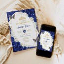 Search for royal blue quince invitations Watercolor flowers