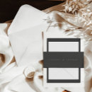 Search for wedding invitation belly bands Classic