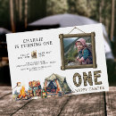 Search for happy camper birthday invitations Forest