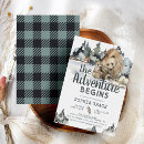 Search for woodland bear invitations Rustic