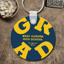 Search for high school graduation key rings Senior year