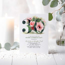 Search for 30 year anniversary invitations Floral